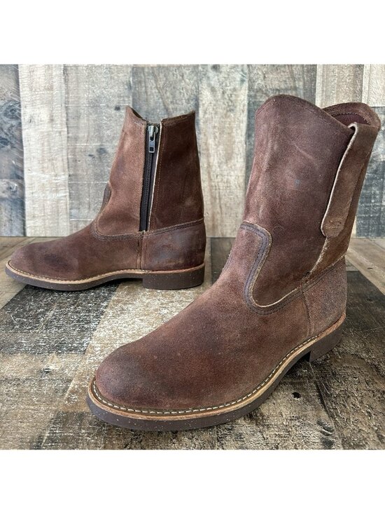 Red Wing 8189 Soft Toe Suede Custom Side Zip Boots Mens  8.5 E main image 11